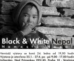 plakát Black & White Nepal - Praha